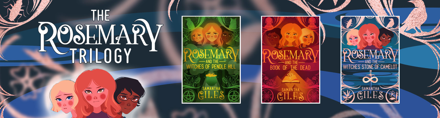 The Rosemary Trilogy by Samantha Giles - all coers